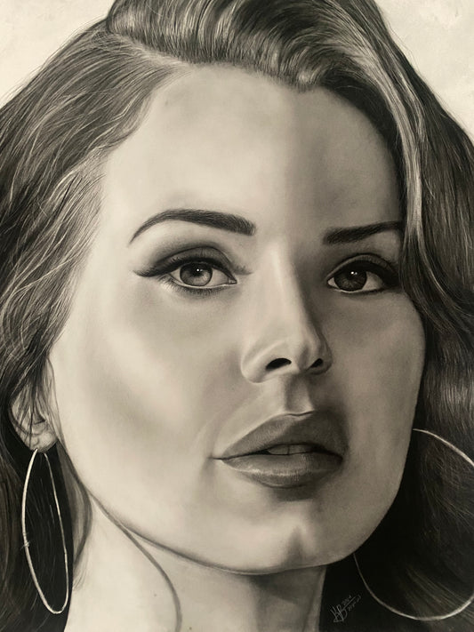 Original Lana Del Rey Drawing